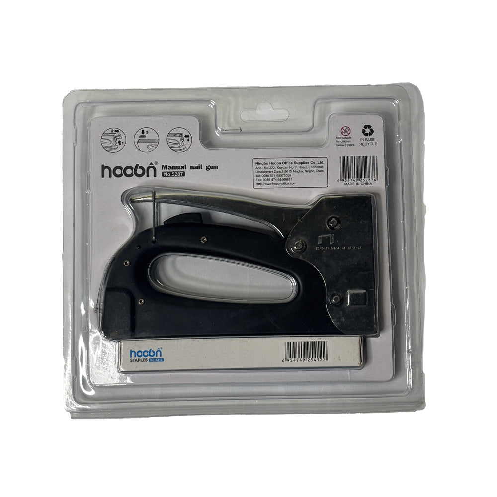 wood stapler manual nail gun pack with 800 staples 5287